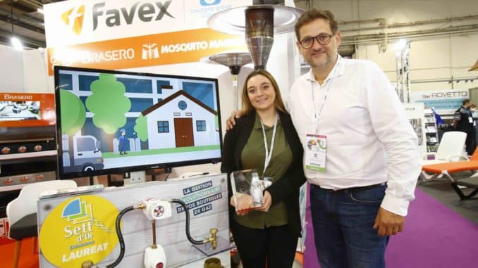 Laure Samica, du service commercial, et Stéphan Guérin, responsable innovation chez Favex, lors du Sett à Montpellier, en novembre 2019.