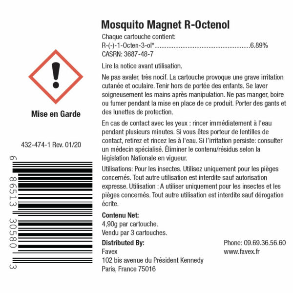 Notice Utilisation Attractant R Octenol Mosquito Magnet